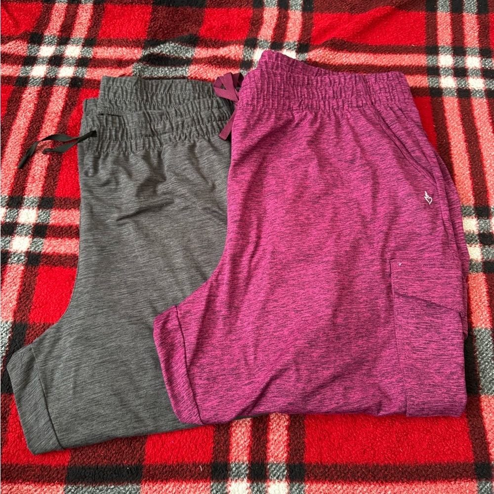 Torrid Charcoal and Magenta Joggers